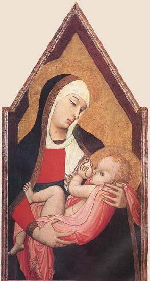 Ambrogio Lorenzetti Suckling Madonna